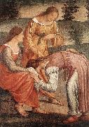 LUINI, Bernardino, The Game of the Golden Cushion (detail) sg